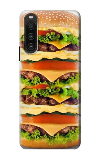 S0790 Hamburger Hülle Schutzhülle Taschen für Sony Xperia 10 V