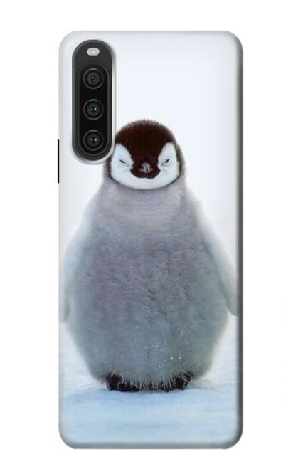 S1075 Penguin Ice Hülle Schutzhülle Taschen für Sony Xperia 10 V
