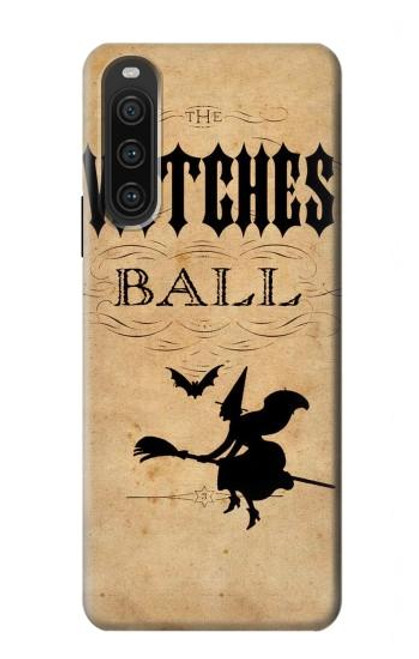 S2648 Vintage Halloween The Witches Ball Hülle Schutzhülle Taschen für Sony Xperia 10 V