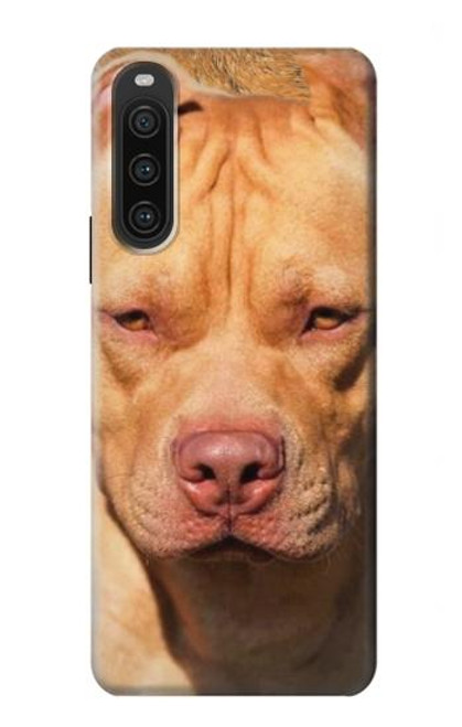 S2903 American Pitbull Dog Hülle Schutzhülle Taschen für Sony Xperia 10 V