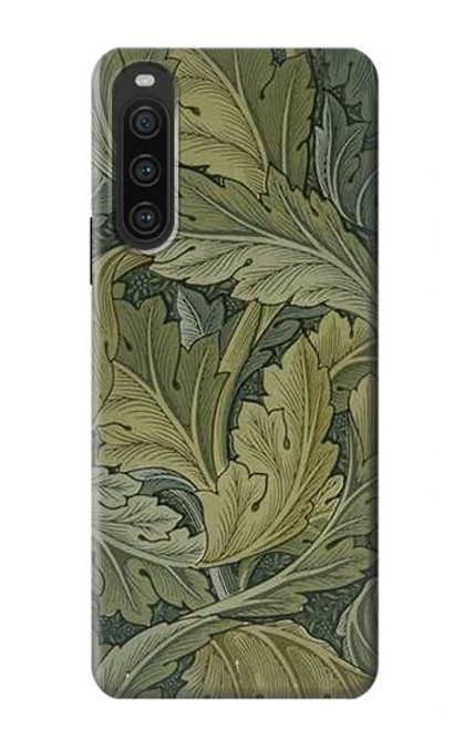 S3790 William Morris Acanthus Leaves Hülle Schutzhülle Taschen für Sony Xperia 10 V