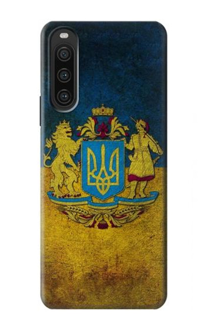 S3858 Ukraine Vintage Flag Hülle Schutzhülle Taschen für Sony Xperia 10 V