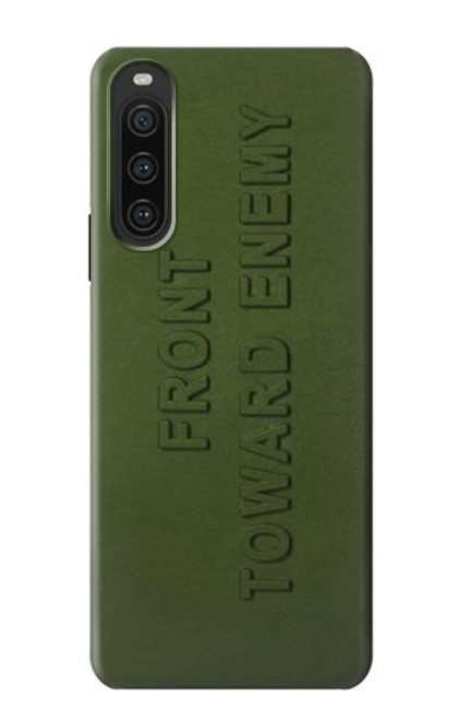 S3936 Front Toward Enermy Hülle Schutzhülle Taschen für Sony Xperia 10 V