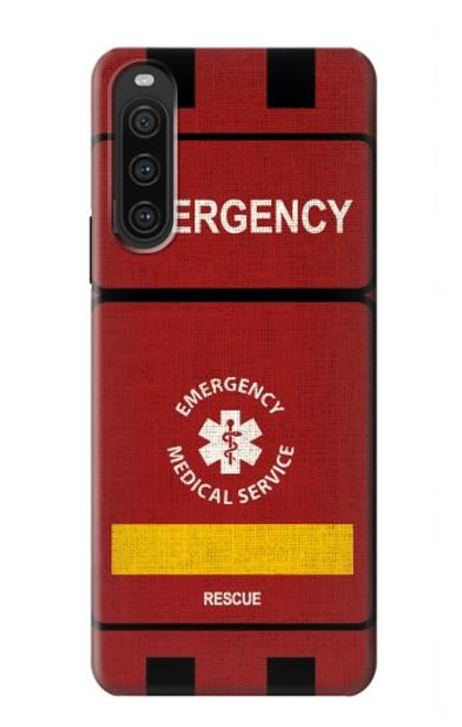 S3957 Emergency Medical Service Hülle Schutzhülle Taschen für Sony Xperia 10 V