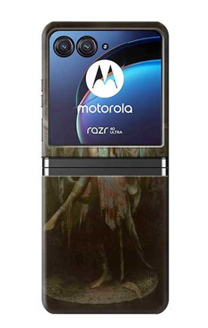 S0787 Guan Yin Hülle Schutzhülle Taschen für Motorola Razr 40 Ultra