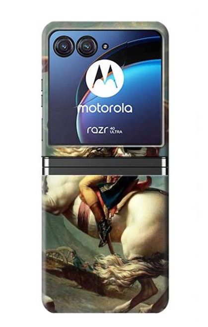 S1063 Napoleon Bonaparte Hülle Schutzhülle Taschen für Motorola Razr 40 Ultra