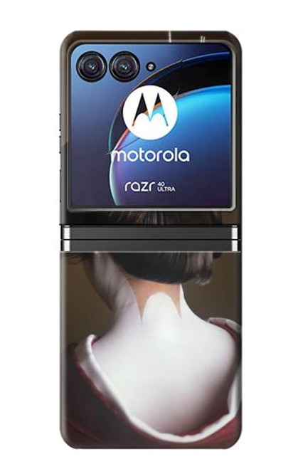 S1337 Japan Geisha Neck Hülle Schutzhülle Taschen für Motorola Razr 40 Ultra