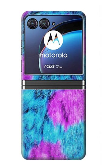 S2757 Monster Fur Skin Pattern Graphic Hülle Schutzhülle Taschen für Motorola Razr 40 Ultra