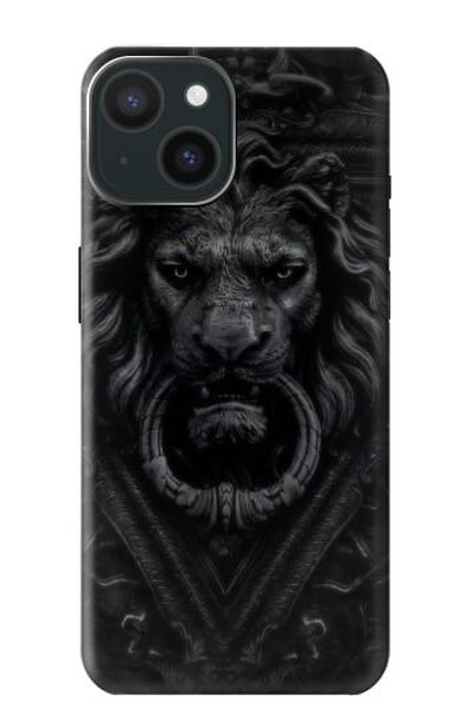 S3619 Dark Gothic Lion Hülle Schutzhülle Taschen für iPhone 15