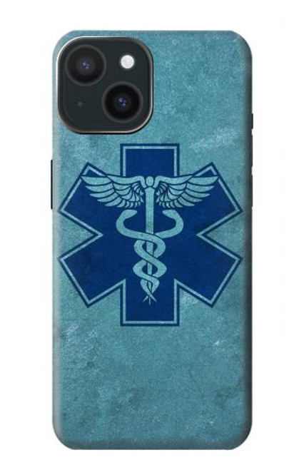 S3824 Caduceus Medical Symbol Hülle Schutzhülle Taschen für iPhone 15