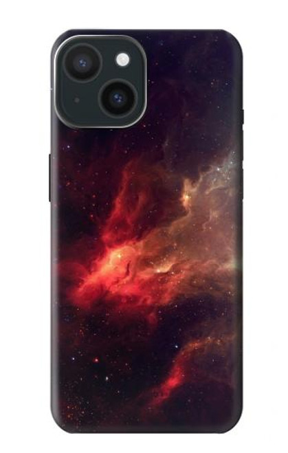 S3897 Red Nebula Space Hülle Schutzhülle Taschen für iPhone 15