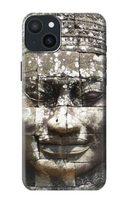 S0314 Ancient Cambodian Buddhism Hülle Schutzhülle Taschen für iPhone 15 Plus