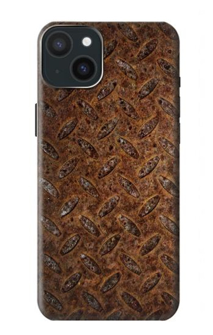 S0542 Rust Texture Hülle Schutzhülle Taschen für iPhone 15 Plus