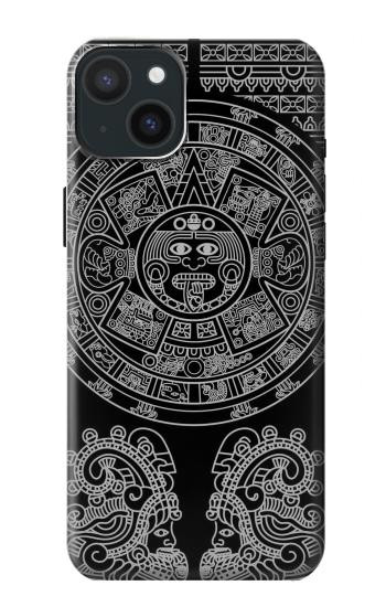 S1838 Mayan Pattern Hülle Schutzhülle Taschen für iPhone 15 Plus