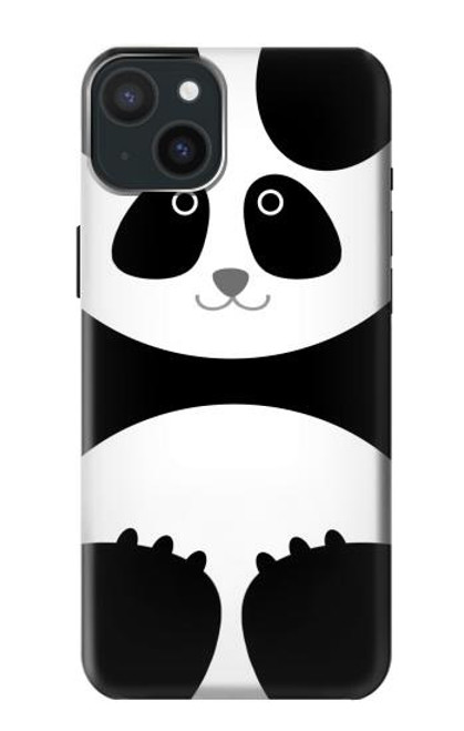 S2085 Panda Minimalist Hülle Schutzhülle Taschen für iPhone 15 Plus