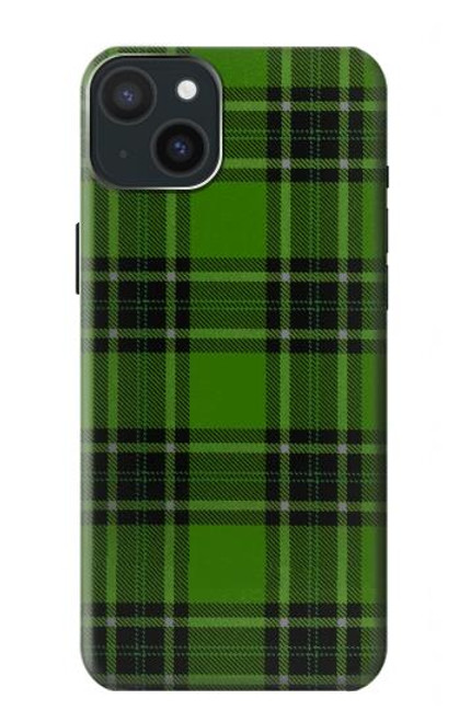 S2373 Tartan Green Pattern Hülle Schutzhülle Taschen für iPhone 15 Plus