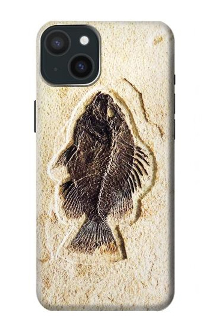 S2562 Fossil Fish Hülle Schutzhülle Taschen für iPhone 15 Plus