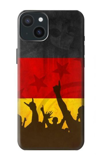 S2966 Germany Football Soccer Hülle Schutzhülle Taschen für iPhone 15 Plus