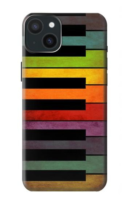S3451 Colorful Piano Hülle Schutzhülle Taschen für iPhone 15 Plus