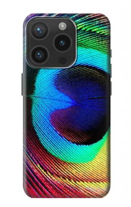 S0511 Peacock Hülle Schutzhülle Taschen für iPhone 15 Pro