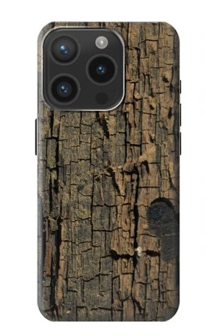 S0598 Wood Graphic Printed Hülle Schutzhülle Taschen für iPhone 15 Pro