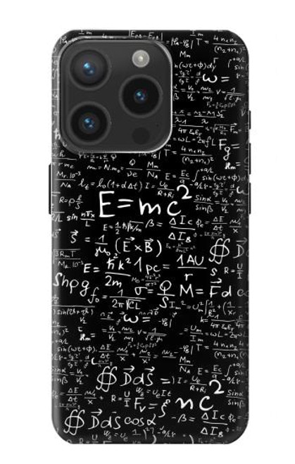 S2574 Mathematics Physics Blackboard Equation Hülle Schutzhülle Taschen für iPhone 15 Pro