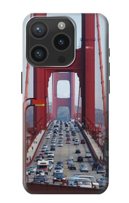 S2637 Golden Gate Bridge Hülle Schutzhülle Taschen für iPhone 15 Pro