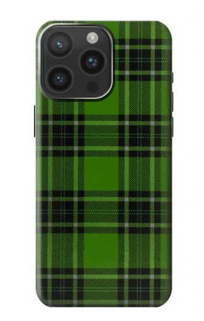 S2373 Tartan Green Pattern Hülle Schutzhülle Taschen für iPhone 15 Pro Max