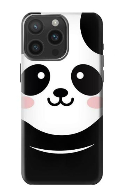S2662 Cute Panda Cartoon Hülle Schutzhülle Taschen für iPhone 15 Pro Max