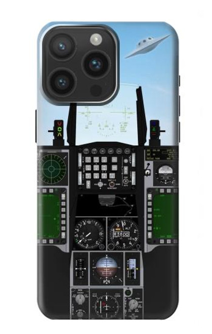 S3933 Fighter Aircraft UFO Hülle Schutzhülle Taschen für iPhone 15 Pro Max