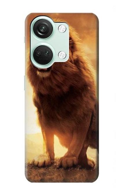 S1957 Lion Aslan Hülle Schutzhülle Taschen für OnePlus Nord 3