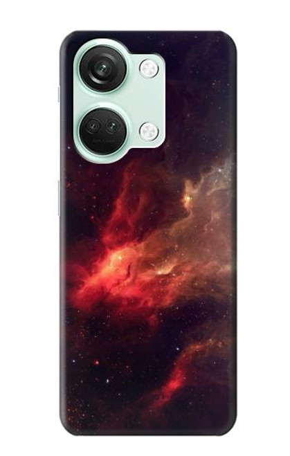 S3897 Red Nebula Space Hülle Schutzhülle Taschen für OnePlus Nord 3