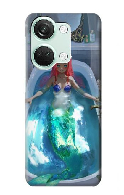 S3912 Cute Little Mermaid Aqua Spa Hülle Schutzhülle Taschen für OnePlus Nord 3