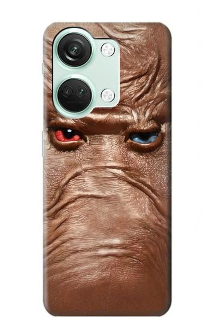S3940 Leather Mad Face Graphic Paint Hülle Schutzhülle Taschen für OnePlus Nord 3