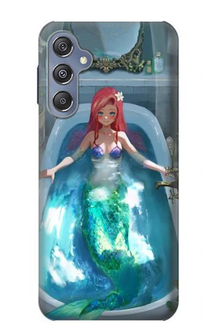 S3911 Cute Little Mermaid Aqua Spa Hülle Schutzhülle Taschen für Samsung Galaxy M34 5G