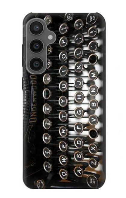 S0620 Typewriter Hülle Schutzhülle Taschen für Samsung Galaxy S23 FE