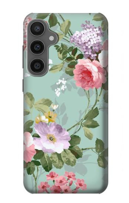 S2178 Flower Floral Art Painting Hülle Schutzhülle Taschen für Samsung Galaxy S23 FE