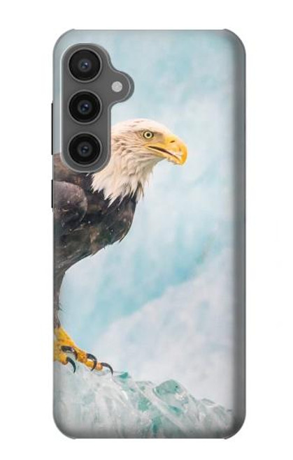S3843 Bald Eagle On Ice Hülle Schutzhülle Taschen für Samsung Galaxy S23 FE