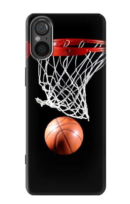 S0066 Basketball Hülle Schutzhülle Taschen für Sony Xperia 5 V