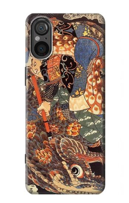S0914 Ronin Miyamoto Musashi Hülle Schutzhülle Taschen für Sony Xperia 5 V