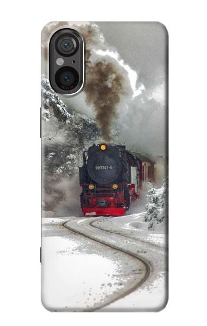 S1509 Steam Train Hülle Schutzhülle Taschen für Sony Xperia 5 V