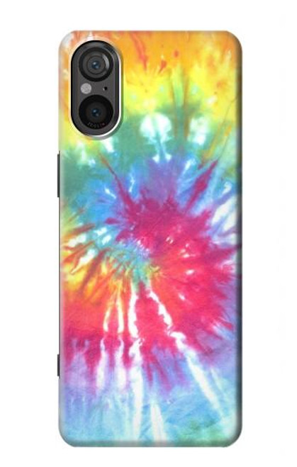 S1697 Tie Dye Colorful Graphic Printed Hülle Schutzhülle Taschen für Sony Xperia 5 V