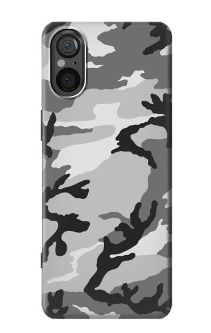 S1721 Snow Camouflage Graphic Printed Hülle Schutzhülle Taschen für Sony Xperia 5 V