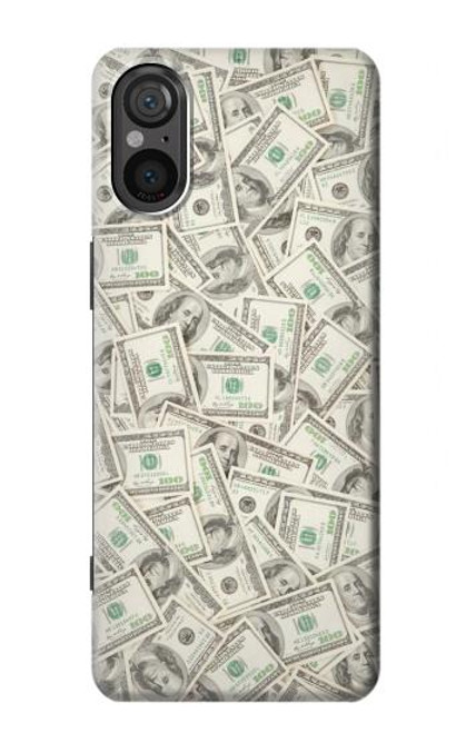 S2077 Money Dollar Banknotes Hülle Schutzhülle Taschen für Sony Xperia 5 V