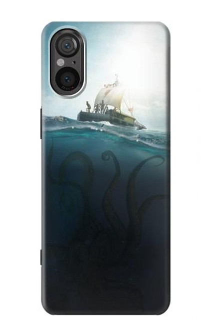 S3540 Giant Octopus Hülle Schutzhülle Taschen für Sony Xperia 5 V