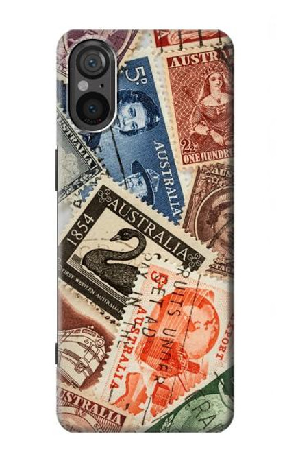 S3900 Stamps Hülle Schutzhülle Taschen für Sony Xperia 5 V