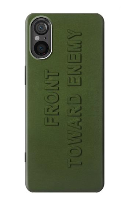 S3936 Front Toward Enermy Hülle Schutzhülle Taschen für Sony Xperia 5 V