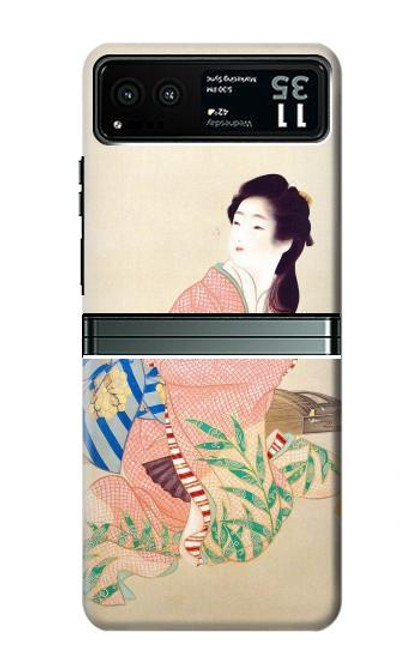 S0889 Japan Art Kimono Hülle Schutzhülle Taschen für Motorola Razr 40