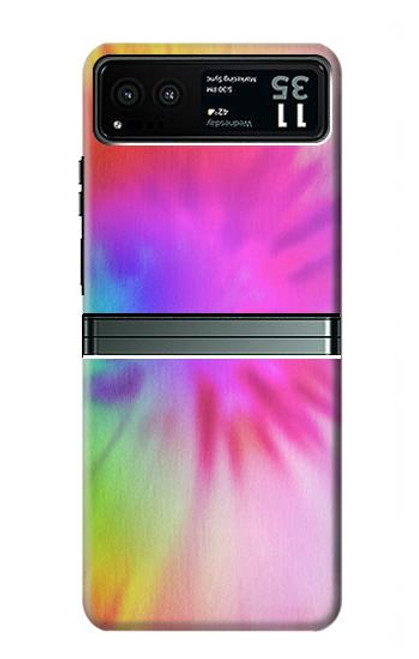 S2488 Tie Dye Color Hülle Schutzhülle Taschen für Motorola Razr 40