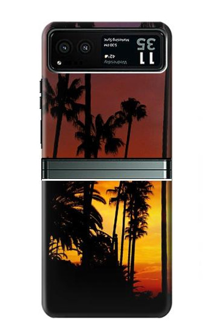 S2563 California Sunrise Hülle Schutzhülle Taschen für Motorola Razr 40